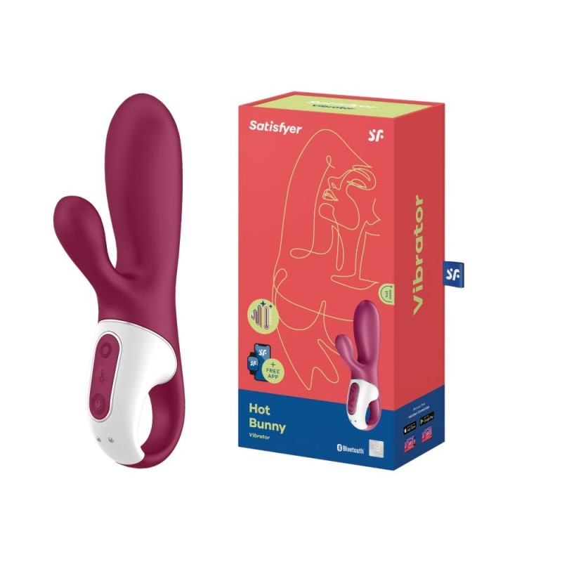 Wibrator kóliczek aplikacja Satisfyer Hot Bunny